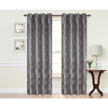 Thermal Insulated Blackout Jacquard Curtains For Bedroom